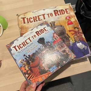 ticket to ride board game and card game